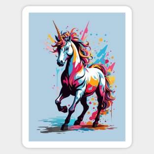 Watercolor Unicorn Sticker